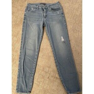 Womens Justusa Stretch Denim Skinny Ankle Classic Blue Jeans Size 29